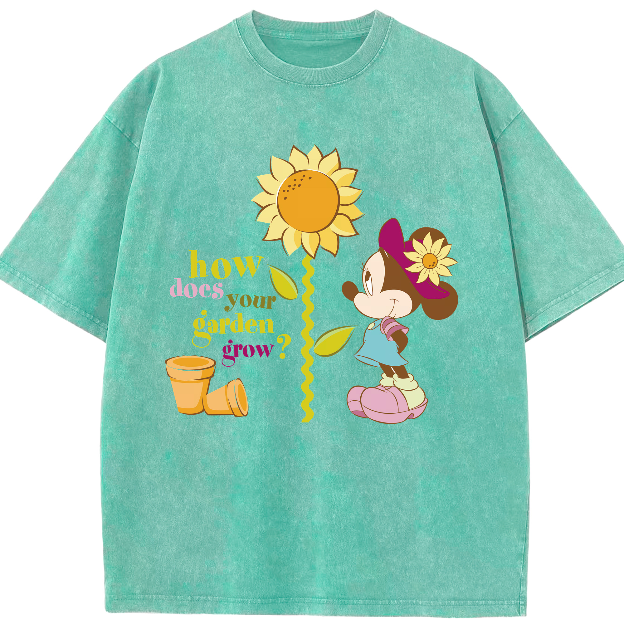 （画像用） ミッキーマウス Mickey Mouse 綿100% ヴィンテージ風 半袖Tシャツ（フロントプリント）